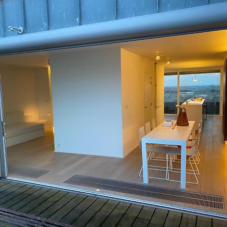 Penthouse Sea-Loft Blankenberge, uniek zeezicht, Luxeloft met 40m2 terras! Appartement Buitenkant foto