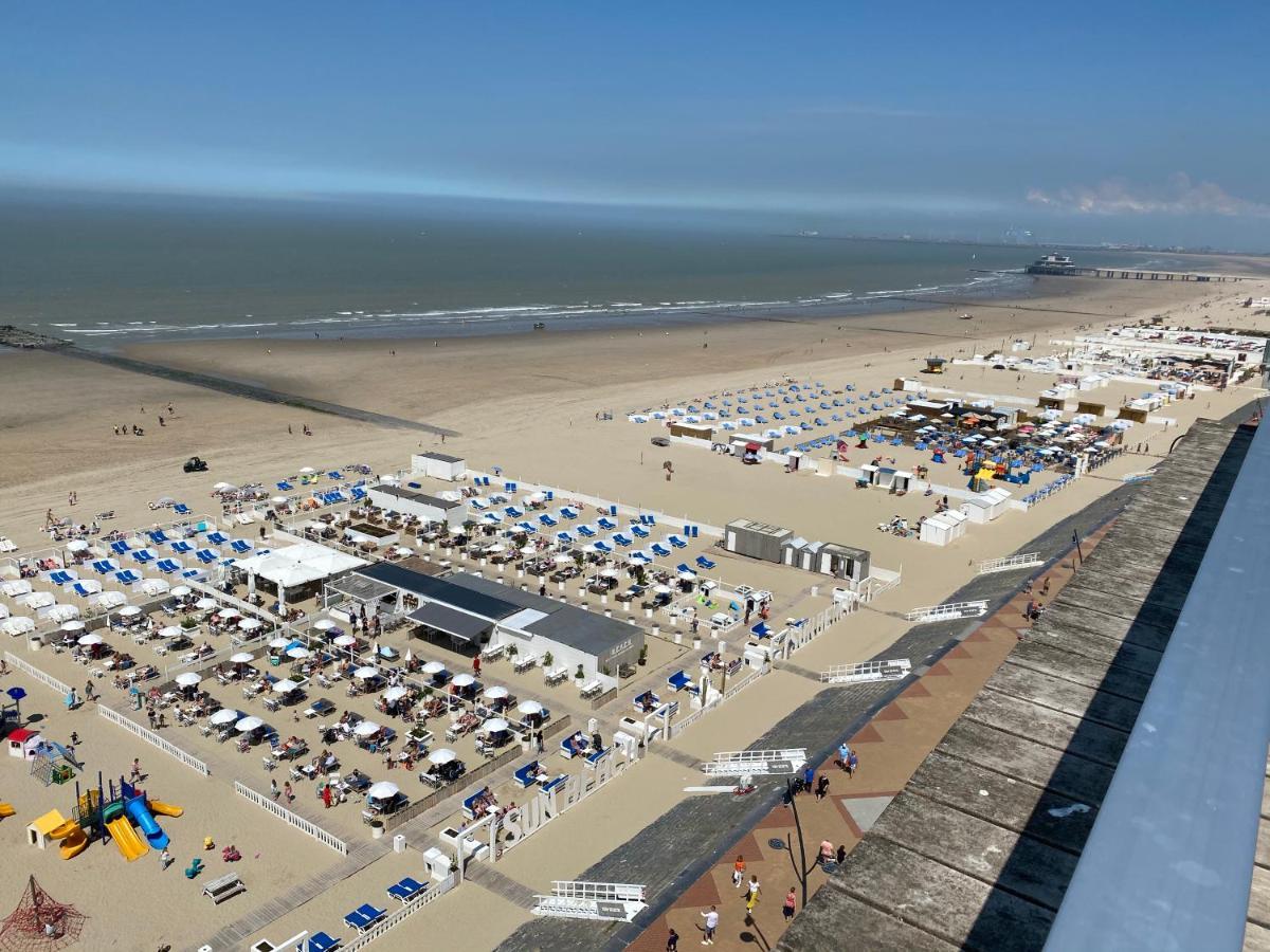 Penthouse Sea-Loft Blankenberge, uniek zeezicht, Luxeloft met 40m2 terras! Appartement Buitenkant foto